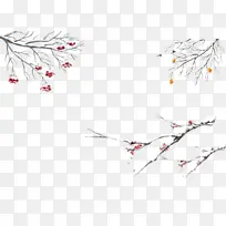 冬天,白雪,树枝,冬天,装饰-空若网 冬天,白雪,树枝,冬天,装饰-空若网