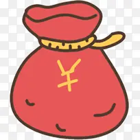 钱袋卡通版手绘-空若网 钱袋卡通版手绘-空若网