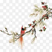 古风兰花花瓣装饰-空若网 古风兰花花瓣装饰-空若网