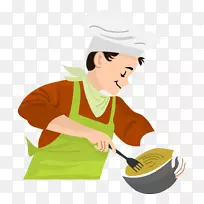 厨师烹饪剪贴画-烹饪油-空若网 厨师烹饪剪贴画-烹饪油-空若网