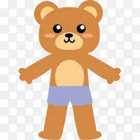 可爱的小熊矢量png-空若网 可爱的小熊矢量png-空若网
