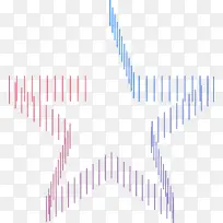 彩色创意不规则五角星-空若网 彩色创意不规则五角星-空若网