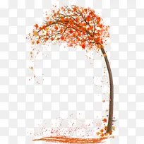 秋天、树、落叶-空若网 秋天、树、落叶-空若网