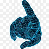 科技感,蓝色,手-空若网 科技感,蓝色,手-空若网