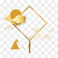 菱形边框元素-空若网 菱形边框元素-空若网