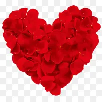 花瓣爱心元素-空若网 花瓣爱心元素-空若网