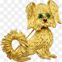 狗首饰金胸针犬科狮子狗-空若网 狗首饰金胸针犬科狮子狗-空若网