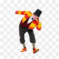 杂技插画小丑-空若网 杂技插画小丑-空若网