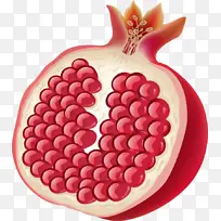 手绘石榴水果食物png-空若网 手绘石榴水果食物png-空若网