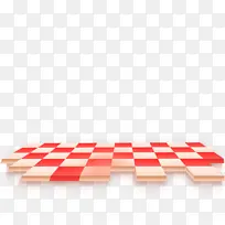 红色的立体广场免抠图-空若网 红色的立体广场免抠图-空若网