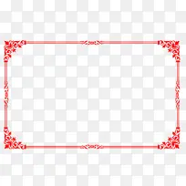 边框红色边框花纹边框中国风元素-空若网 边框红色边框花纹边框中国风元素-空若网