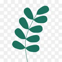 ��ɫ��ҶС�ݿ�ͨͼƬ�ز�-������