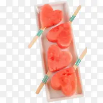 水果 西瓜 冰糕 爱心-空若网 水果 西瓜 冰糕 爱心-空若网