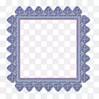 相框纸剪贴簿装饰图案.蓝色框架-空若网 相框纸剪贴簿装饰图案.蓝色框架-空若网