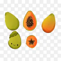 切开的木瓜水果-空若网 切开的木瓜水果-空若网