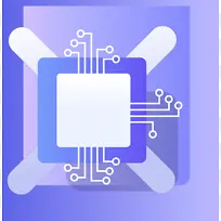 紫色插画芯片路线-空若网 紫色插画芯片路线-空若网