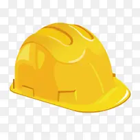 手绘黄色施工插画-空若网 手绘黄色施工插画-空若网