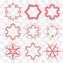 多边形几何对称花纹素材-空若网 多边形几何对称花纹素材-空若网