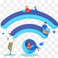 免扣wifi图标 插画-空若网 免扣wifi图标 插画-空若网
