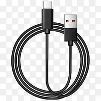 黑色Type—C数据线-空若网 黑色Type—C数据线-空若网