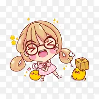 可爱卡通女孩购物-空若网 可爱卡通女孩购物-空若网