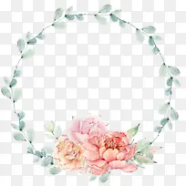 花,手绘,手绘花环,-空若网 花,手绘,手绘花环,-空若网