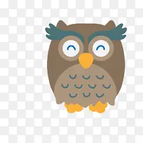 棕色可爱站立猫头鹰-空若网 棕色可爱站立猫头鹰-空若网