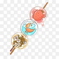 水果糖葫芦手绘-空若网 水果糖葫芦手绘-空若网