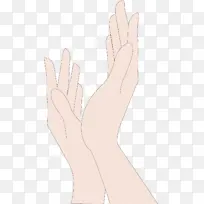 手绘卡通双手手指-空若网 手绘卡通双手手指-空若网