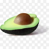 切开的绿色水果牛油果-空若网 切开的绿色水果牛油果-空若网