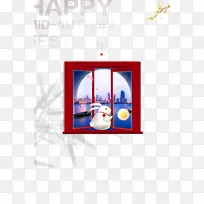 中秋窗台月亮树枝兔子-空若网 中秋窗台月亮树枝兔子-空若网