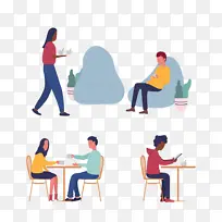 喝咖啡的人物-空若网 喝咖啡的人物-空若网