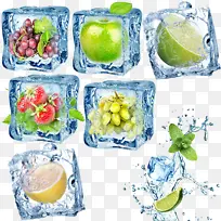 创意冰块元素-空若网 创意冰块元素-空若网