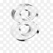 水晶立体数字8-空若网 水晶立体数字8-空若网