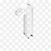 水晶立体数字1-空若网 水晶立体数字1-空若网