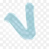 玻璃字母效果立体字体v-空若网 玻璃字母效果立体字体v-空若网