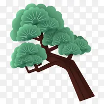 中国风手绘树叶树枝-空若网 中国风手绘树叶树枝-空若网