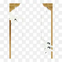 边框仙鹤中式边框中国风元素-空若网 边框仙鹤中式边框中国风元素-空若网