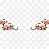 祥云波浪橙色-空若网 祥云波浪橙色-空若网