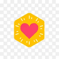 发光爱心图标-空若网 发光爱心图标-空若网