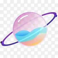 彩色星空星球-空若网 彩色星空星球-空若网