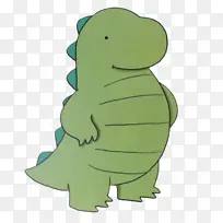 手绘卡通小恐龙插画-空若网 手绘卡通小恐龙插画-空若网
