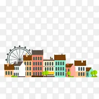 卡通城市素材-空若网 卡通城市素材-空若网