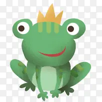 绿色可爱小青蛙-空若网 绿色可爱小青蛙-空若网