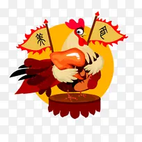 国潮卡通鸡图片-空若网 国潮卡通鸡图片-空若网