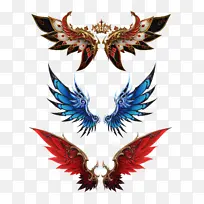 翅膀 羽翼 原画 png-空若网 翅膀 羽翼 原画 png-空若网