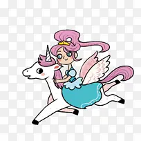 女孩 可爱 卡通 爱笑 骑马 公主-空若网 女孩 可爱 卡通 爱笑 骑马 公主-空若网