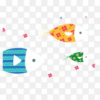 卡通多彩的鱼-空若网 卡通多彩的鱼-空若网