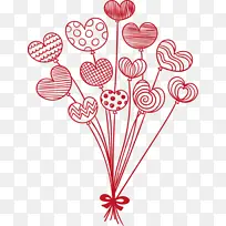 一些小爱心气球-空若网 一些小爱心气球-空若网