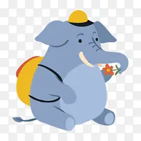 卡通可爱大象-空若网 卡通可爱大象-空若网